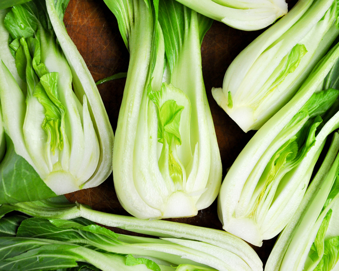 Grilled Baby Bok Choy with Garlic Sesame Dressing! This looks so good!