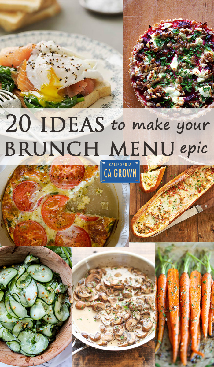 20 Ideas to Make Your Brunch Menu Epic