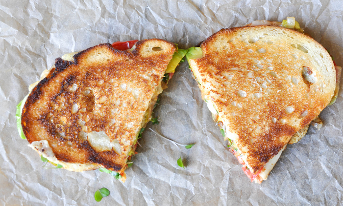 Garden Grilled Cheese