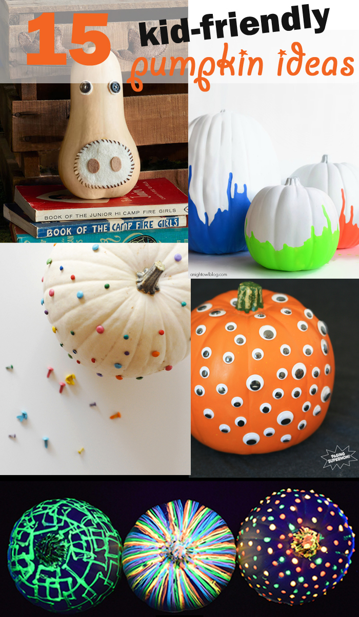 15 Kid-Friendly, No-Carve Pumpkin Ideas