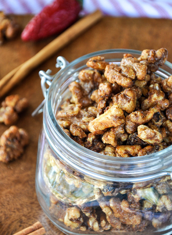 Fiery Candied Walnuts. Soooo good!