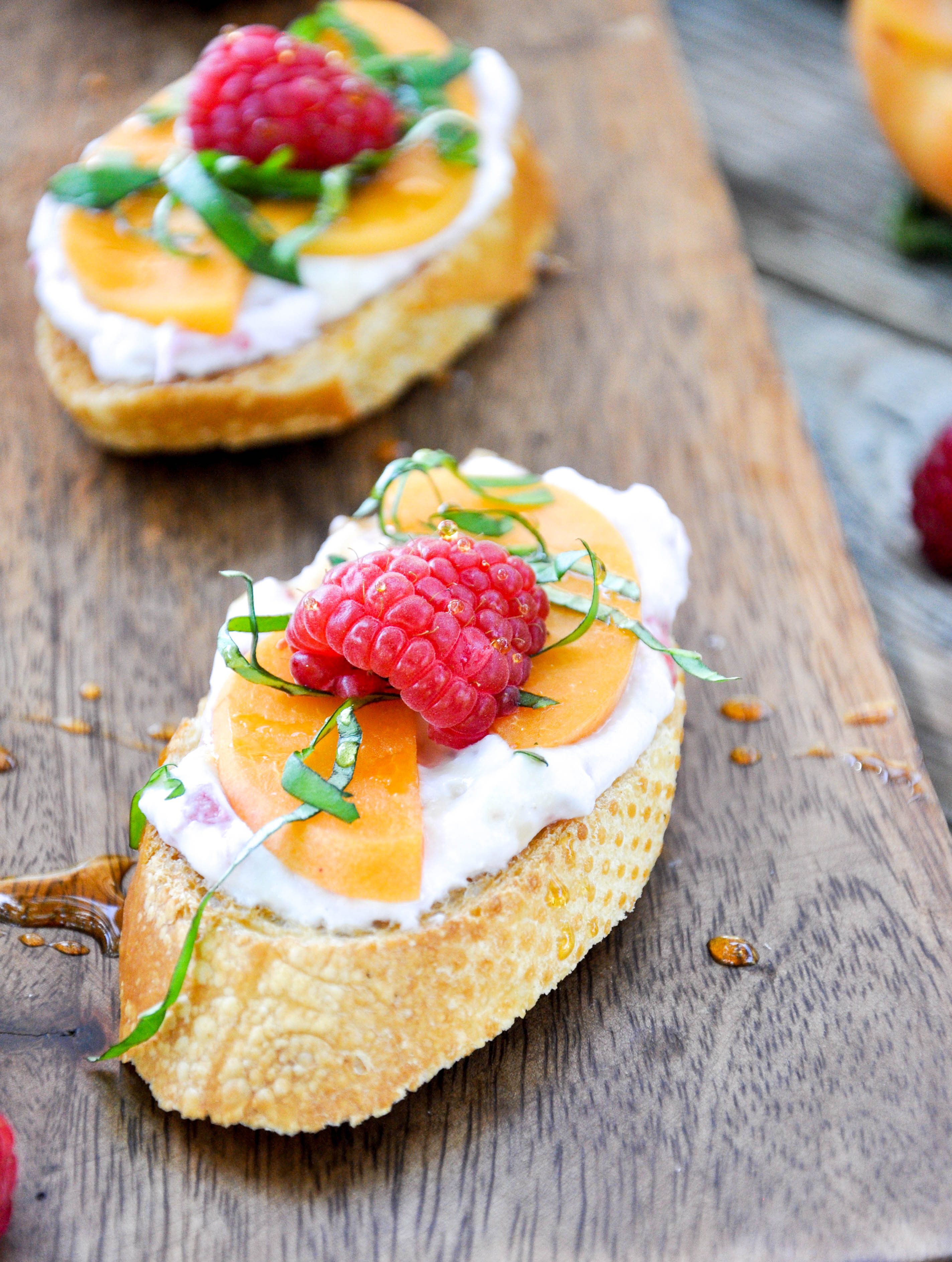 Summer Fruit Bruschetta