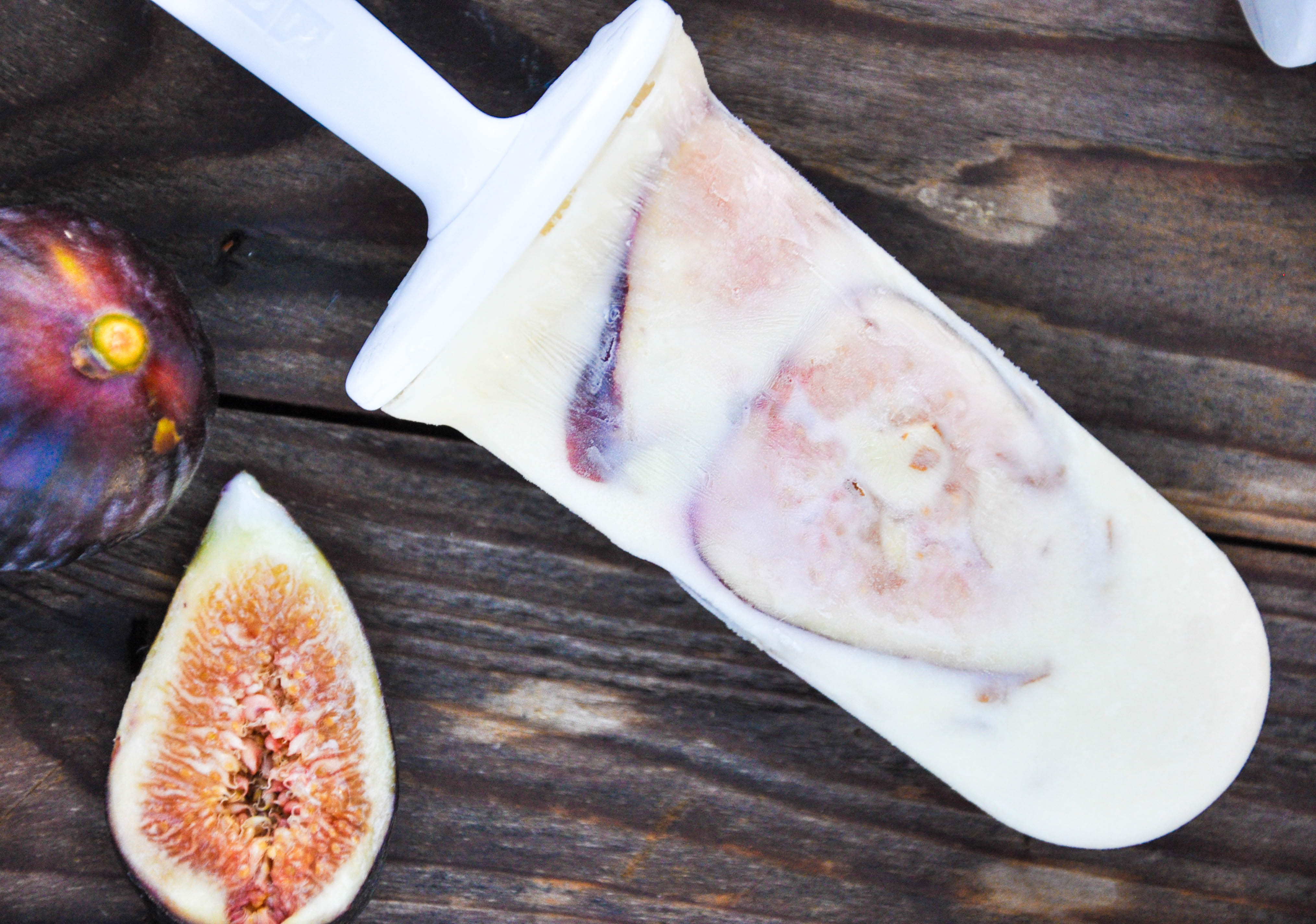 Black Mission Fig and Almond Popsicles