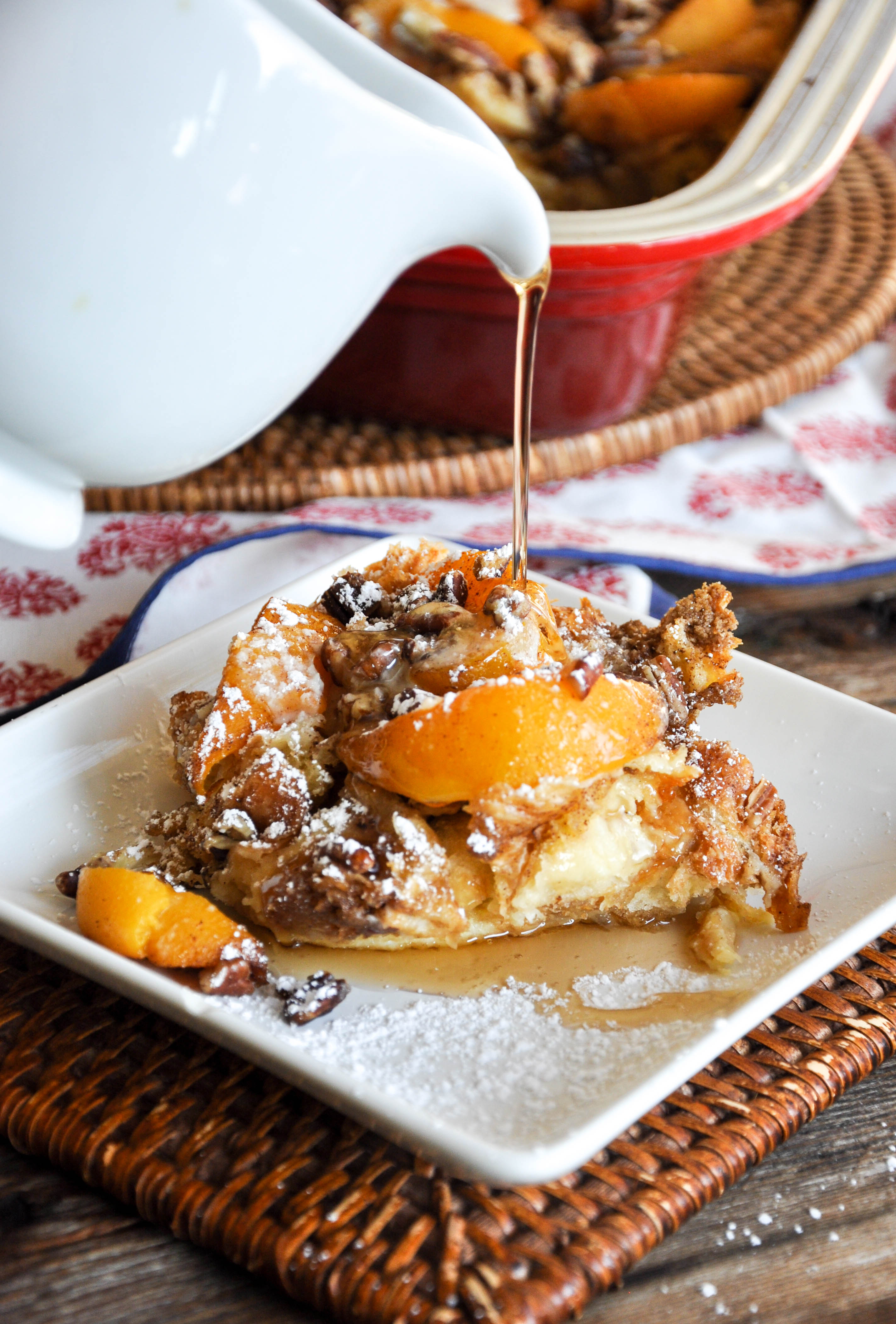 Peaches & Cream French Toast Bake