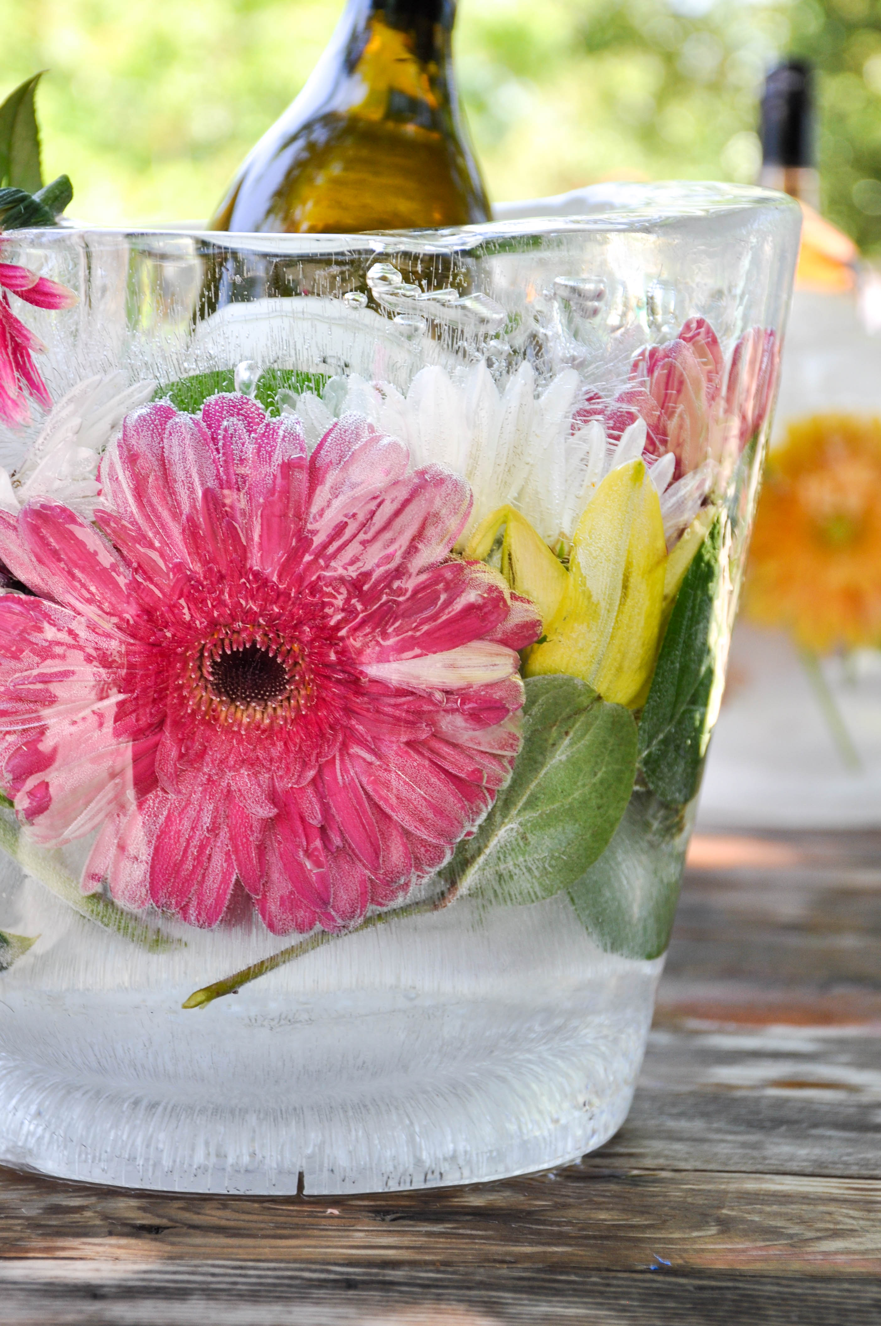 Floral Ice Bucket DIY