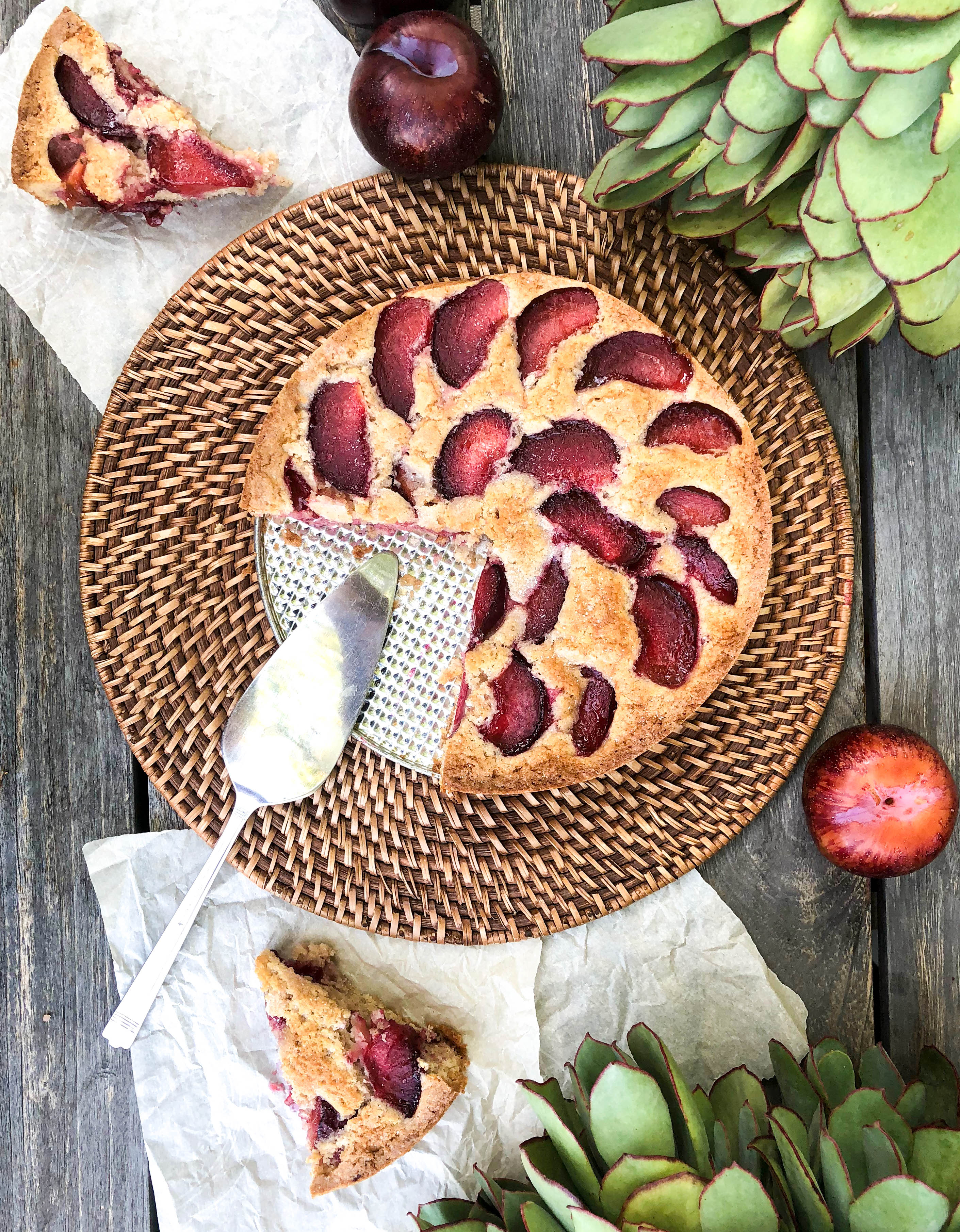 Black Plum Cake