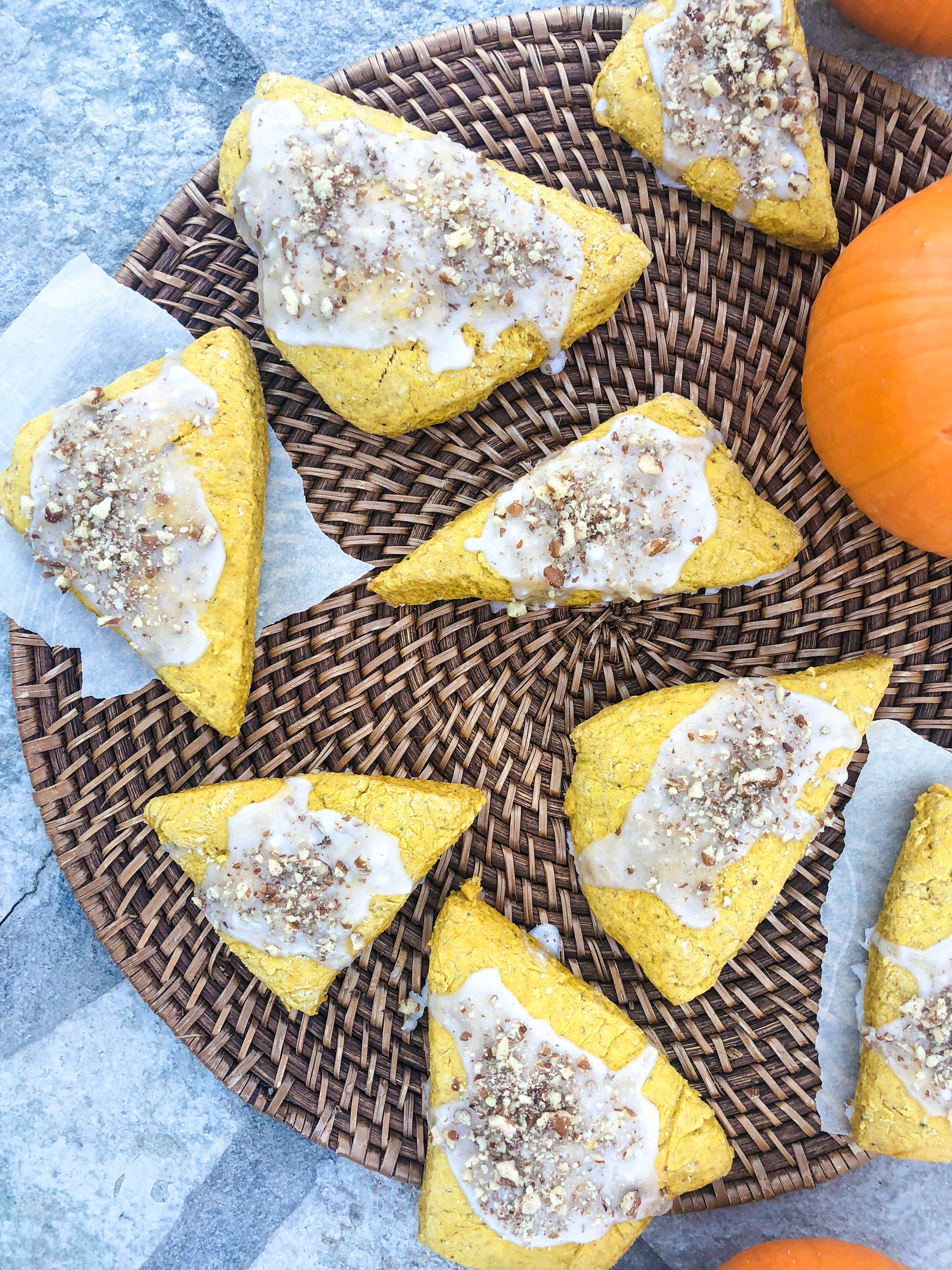 Pumpkin Pecan Scones