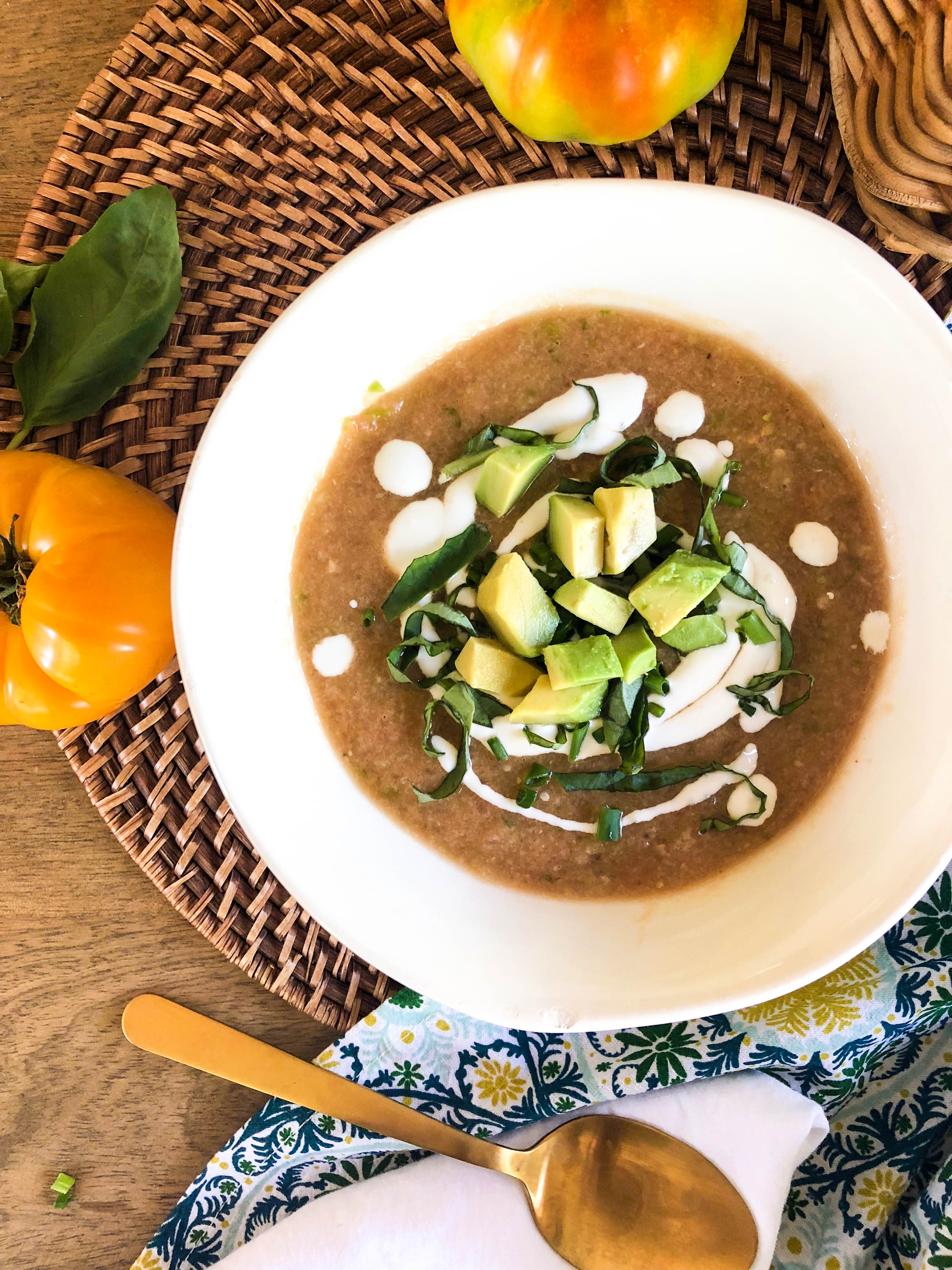 Heirloom Tomato Gazpacho