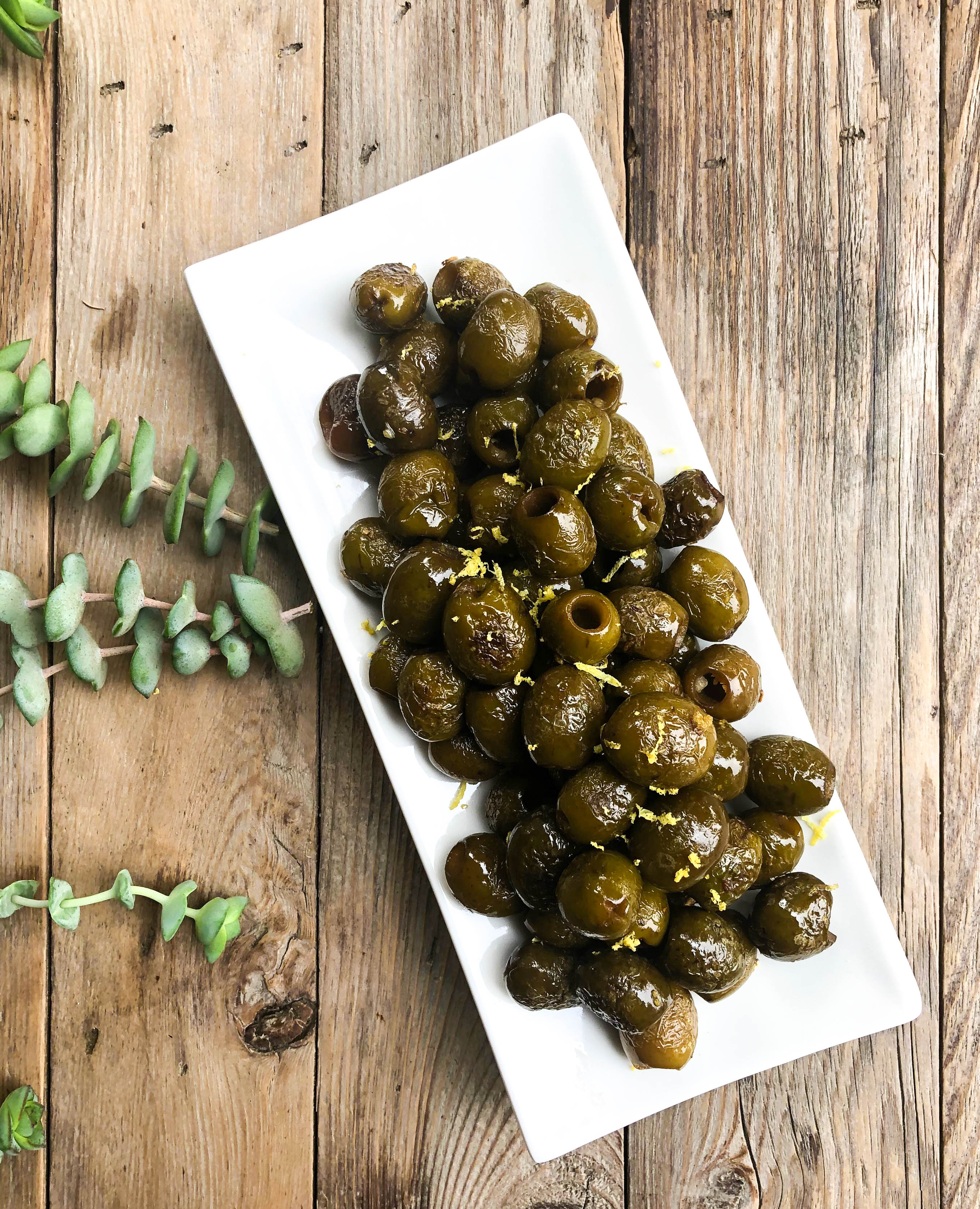 Blistered Olives