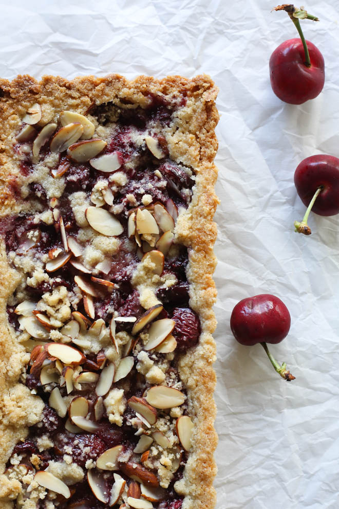 Cherry Almond Tart